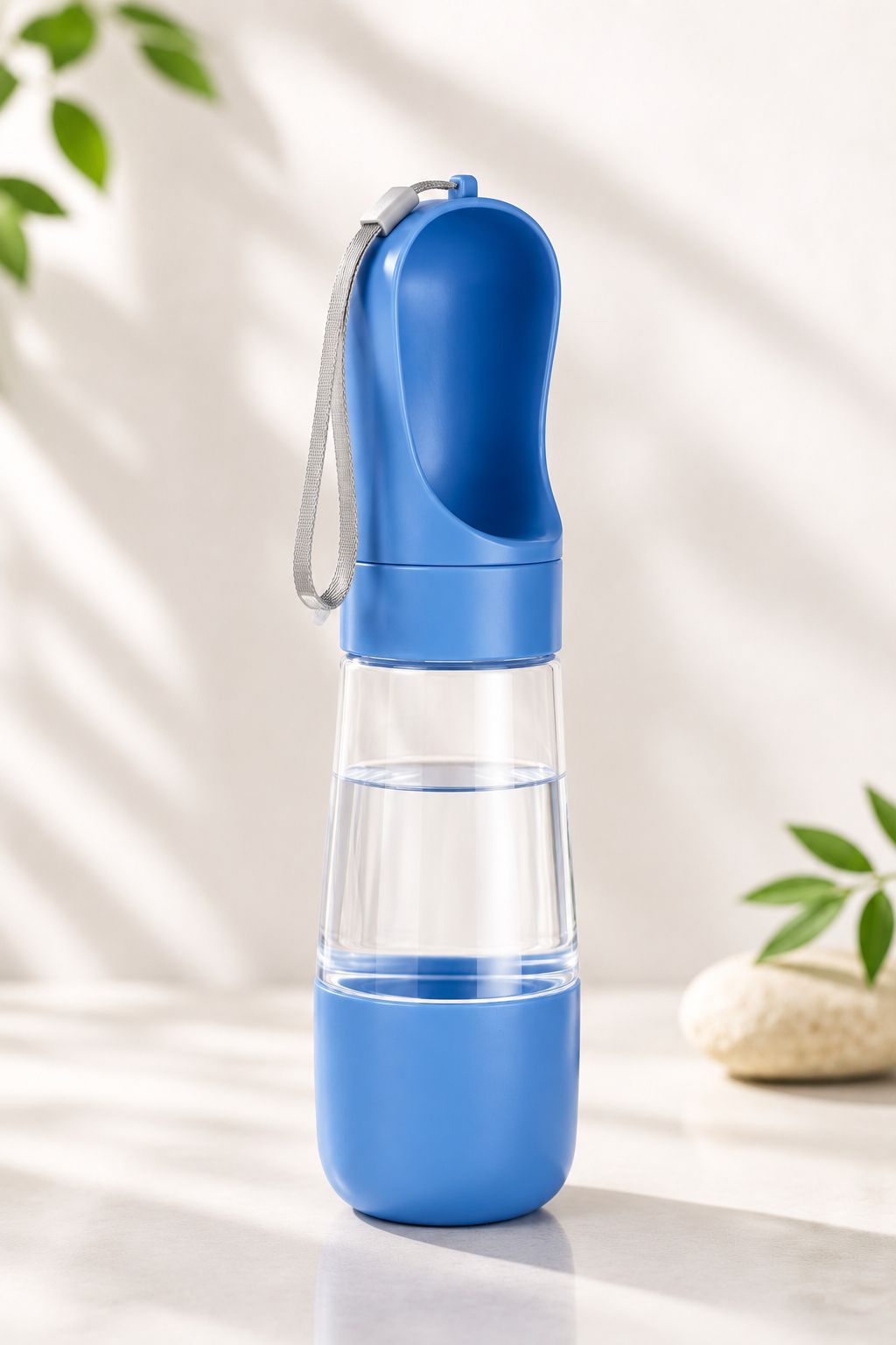 2-in-1 Portable Pet Water & Food Bottle – Leak-Proof Travel Dispenser for Dogs