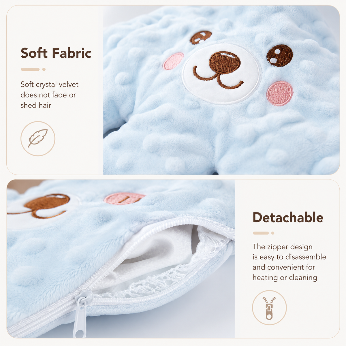 Baby Comforting Sleep Pal – Gentle Soothing Palm Pillow